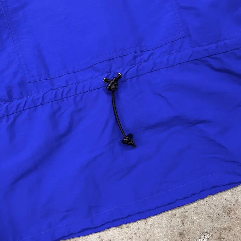 Vintage 90s Black Diamond BF Goodrich Aerospace VT Blue Windbreaker Jacket Hood